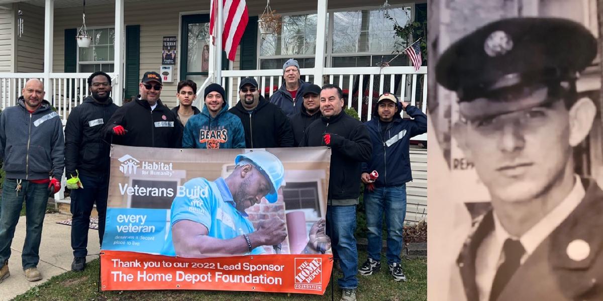 The Home Depot Foundation and 100 Team Depot Volunteers Give Back to Veterans with Habitat for Humanity across Chicagoland